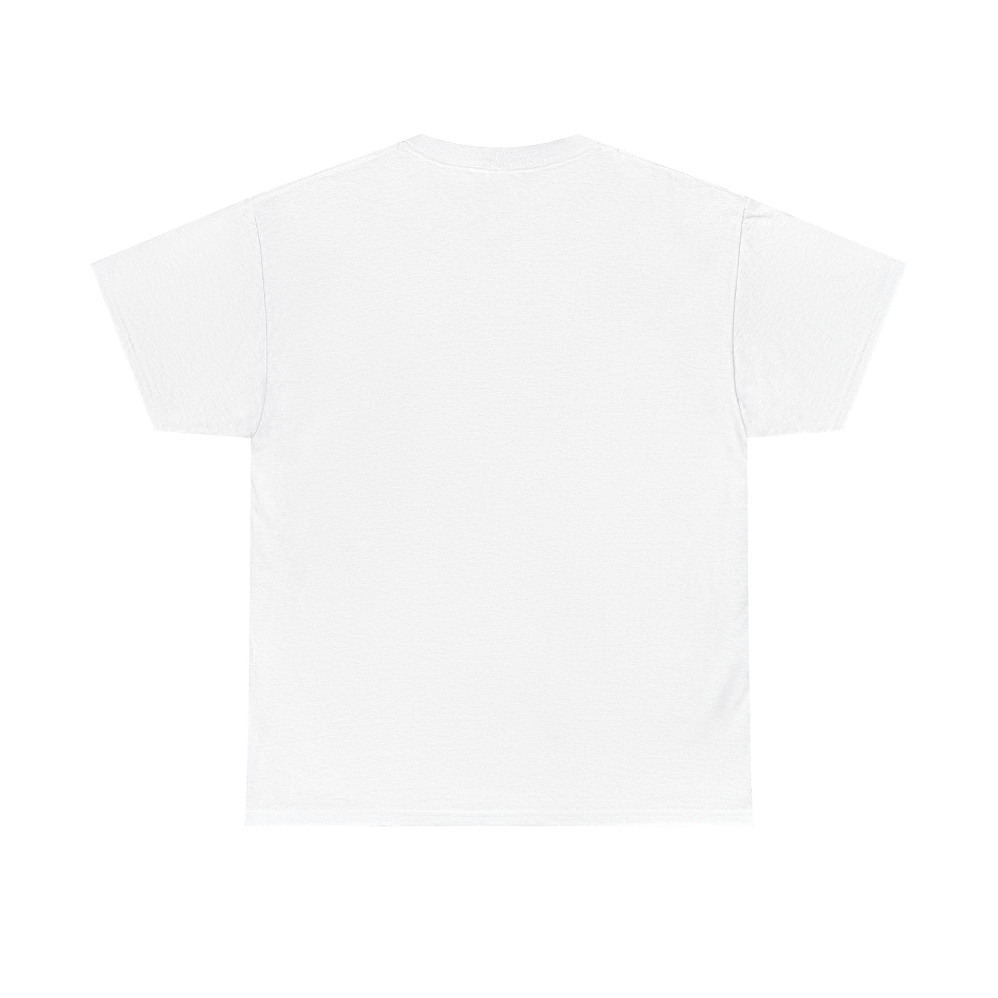 Fyne Print Graffiti Logo Tee — Over-Sized White Crewneck T-Shirt