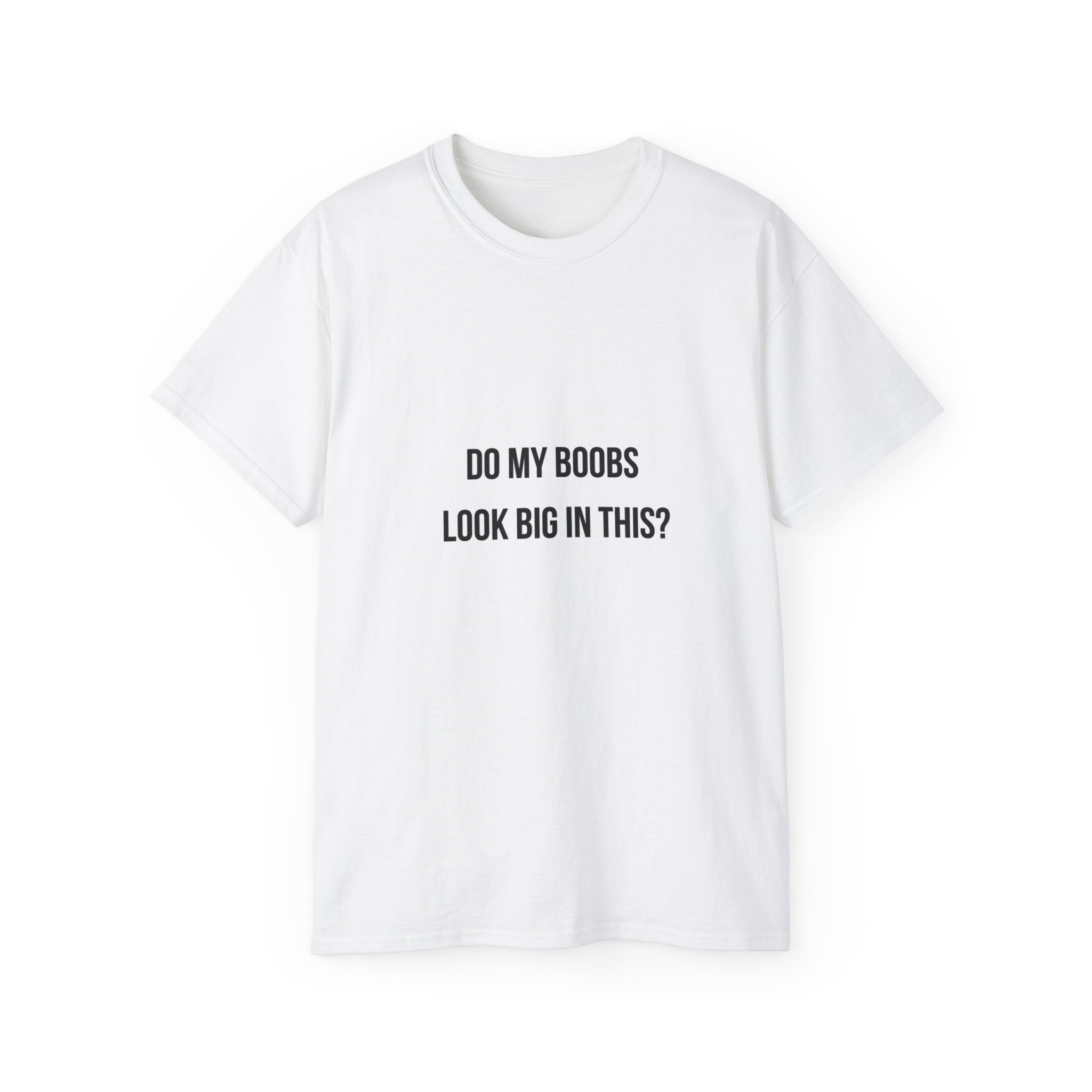 Fyne Oversized Graphic Tee — "Do My Boobs Look Big In This?"